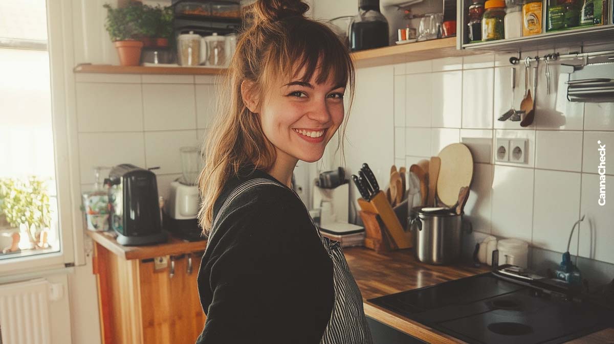 Zufriedene Patientin